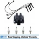 Engine Spark Plug Ignition Coil Plug & Wire Set Kit for Subaru Forester Impreza
