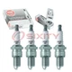 4 pcs NGK V-Power Spark Plugs for 1988-1991 Isuzu Trooper 2.6L L4 - Engine uk 4 pcs NGK V-Power Spark Plugs for 1988-1991 Isuzu Trooper 2.6L L4 - Engine uk