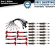 TRQ Ignition Coils Wires & Spark Plugs Fits 2017 Ford F-250 F-350 6.2L V8