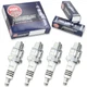 4pcs Puch TRAIL NGK Iridium IX Spark Plugs 125 1/2" REACH Kit Set Engine vj