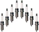 Set of 8 Denso Spark Plugs for Toyota Land Cruiser, Sequoia, Tundra