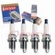 4 pc Denso Standard Spark Plugs for 1998 Honda Odyssey 2.3L L4 Ignition vu