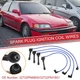 4pcs Spark Plug Wire Ignition Coil Cable No.32722PM6B00 for Honda Civic CRX 1988 4pcs Spark Plug Wire Ignition Coil Cable No.32722PM6B00 for Honda Civic CRX 1988