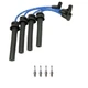 NGK 7mm Wire Set 4 Platinum Spark Plug Kit For R53 CR50 RC31 RE31 Cooper 1.6L L4
