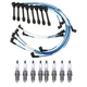 NGK 5mm Wire Set 8 Denso Nickel Spark Plug Kit For Lexus LS400 SC400 4.0L V8 NGK 5mm Wire Set 8 Denso Nickel Spark Plug Kit For Lexus LS400 SC400 4.0L V8