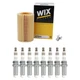Wix Engine Oil Filter & NGK 8 Ruthenium HX Spark Plugs kit for Sequoia Tundra V8 Wix Engine Oil Filter & NGK 8 Ruthenium HX Spark Plugs kit for Sequoia Tundra V8
