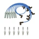 NGK Wire Set And 6 Iridium IX Spark Plugs Kit for Ram 1500 Ram 2500 Van 3.9L V6