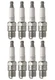 NGK 4323 BR6FS Standard Series Spark Plugs Qty 8