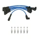 NGK Wire Set & NGK 6 G-Power Platinum Spark Plugs Kit for Cherokee Wagoneer L6