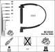 Ignition Lead Set NGK 55004 SUBARU OUTBACK (BP) 2.5 2003-2009