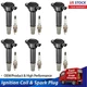 6X OEM Ignition Coil + Iridium Spark Plugs For Dodge Chrysler 3.5L 4.0L UF502