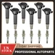 6 Ignition Coils + 6 Iridium Spark Plugs for 2006-2010 Dodge Chrysler 2.7L UF502