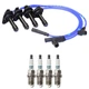 NGK Wire Set & Denso 4 Iridium Power Spark Plugs Kit for Legacy 2.5L H4 NA B11 NGK Wire Set & Denso 4 Iridium Power Spark Plugs Kit for Legacy 2.5L H4 NA B11