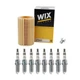 Wix Engine Oil Filter & NGK 8 Iridium IX Spark Plugs kit for Toyota Tundra V8 Wix Engine Oil Filter & NGK 8 Iridium IX Spark Plugs kit for Toyota Tundra V8