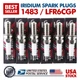 6 Pcs New Quality Iridium 1483 LFR6CGP Spark Plugs For Honda Volvo Toyota
