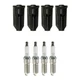 NGK 4 Laser Iridium Spark Plug 4 Coil Boot Kit for Canyon Colorado i-280 2.8L L4 NGK 4 Laser Iridium Spark Plug 4 Coil Boot Kit for Canyon Colorado i-280 2.8L L4