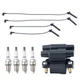 Ignition Coil & Spark Plug & Wire Set for Subaru Forester 2.5L 09-10 22433AA590
