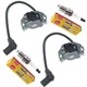 2PCS Ignition Coil & NGK Spark Plug Fit Genuine Kawasaki 21171-0742 21171-0745