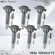 6X OEM Ignition Coil + Iridium Spark Plugs For Dodge Chrysler 3.5L 4.0L UF502