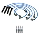 NGK 7mm Wire Set & 4 Iridium Spark Plug Kit For Saab 900 85-93 9000 86-90 2.0 L4