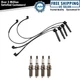Ignition Kit Spark Plug & Wire Set For Subaru Forester Legacy Outback 2.5L