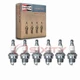 6 pc Champion Copper Plus 852 Spark Plugs for WSR6F RCJ6Y L7RTC BPMR8Y ft