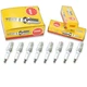 8pcs NGK 4323 Standard BR6FS Inboard Marine Spark Plug Tune Up Kit Set cg