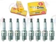 Set of 8 NGK Standard Plug Spark Plugs 4323 BR6FS 4323 BR6FS Tune Up Kit Set