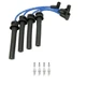 NGK 7mm Wire Set 4 Ruthenium Spark Plug Kit For R50 RC31 Cooper 1.6L L4 SOHC