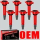 6X OEM High Performance Ignition Coil For Dodge Chrysler 2.7L 3.5L 4.0L V6 UF502