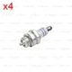 BOSCH Spark Plug x4 Petrol 0242240576