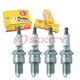4 pcs NGK Standard Spark Plugs for 1983-1984 Chevrolet S10 Blazer 1.9L L4 - iu