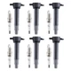 6 Ignition Coil Pack UF502 and Spark Plugs For 2006-2010 Dodge Charger 3.5L V6