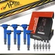 A-Premium 6x Ignition Coil & 6x Iridium Spark Plug for Dodge Grand Caravan 08-10
