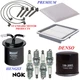 Tune Up Kit Filters Wire Spark Plug For SUBARU OUTBACK H4 2.5L Nat.Asp 2005-2007