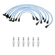 NGK Wire Set And 6 Gap 0.035" Iridium IX Spark Plugs Kit for Jaguar XJ6 4.2L L6