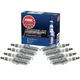 NGK Iridium IX Fine Wire Set of 8 Spark Plugs 0.044 For Acura Honda Lexus Toyota