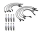 Denso Wire Set 8mm & 8 Platinum TT Spark Plug 0.04 Kit For Ford Mustang 5.0L V8