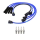 NGK 7mm Wire Set 4 Nickel Spark Plug Kit For Mazda 626 MX-6 2.2 4L 1988-1989