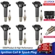 6 Pack UF502 Ignition Coil & Spark Plug For Chrysler 300 Dodge 3.5L 4.0L UF502