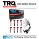 TRQ Ignition Coils Spark Plug Wires Kit Fits 2017 Ford F-250 F-350 Super Duty
