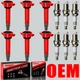 6X OEM High Performance Ignition Coil & 6 Spark Plug For Dodge Chrysler V6 UF502