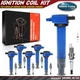 6x Blue Ignition Coil & 6x Iridium Spark Plug Kit for Chrysler 300 Dodge Charger