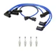NGK 7mm Wire Set 4 Nickel Spark Plug Kit For Honda Accord 2.0 L4 W/ Gap 0.044"