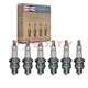 6 pc Champion Copper Plus Spark Plugs for 1936 Plymouth P2 Deluxe 3.3L L6 ev