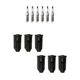 Denso 6 Iridium Spark Plugs & NGK Coil Boots Kit for Bravada Envoy Traiblazer L6 Denso 6 Iridium Spark Plugs & NGK Coil Boots Kit for Bravada Envoy Traiblazer L6