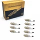 8x BERU Spark Plug For Mercedes Benz E S G SL Class W124 W210 W460-463 R129 M119