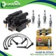 Ignition Coil & Wires & 4 NGK Platinum Spark Plug fit 2009 Subaru Forester 2.5L