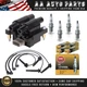 Ignition Coil & Wires & 4 NGK Platinum Spark Plug fit 2011 Subaru Impreza 2.5L